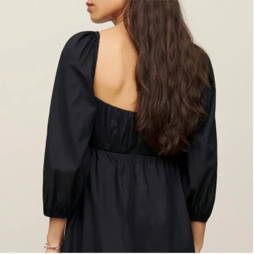 Reformation Square Neckline Mini Dress Size: XS | US 2 Farley dress can fit 4 - Picture 6 of 9
